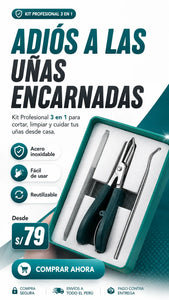 KIT PRIMIUM 3 en 1 para Uñas Encarnadas
