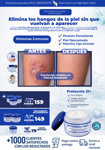 BIfonazol + protocolo 21+ "Adiós a los hongos en la piel"