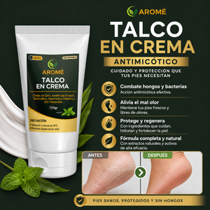 Talco Antimicótico en Crema (Protección en tus pies)